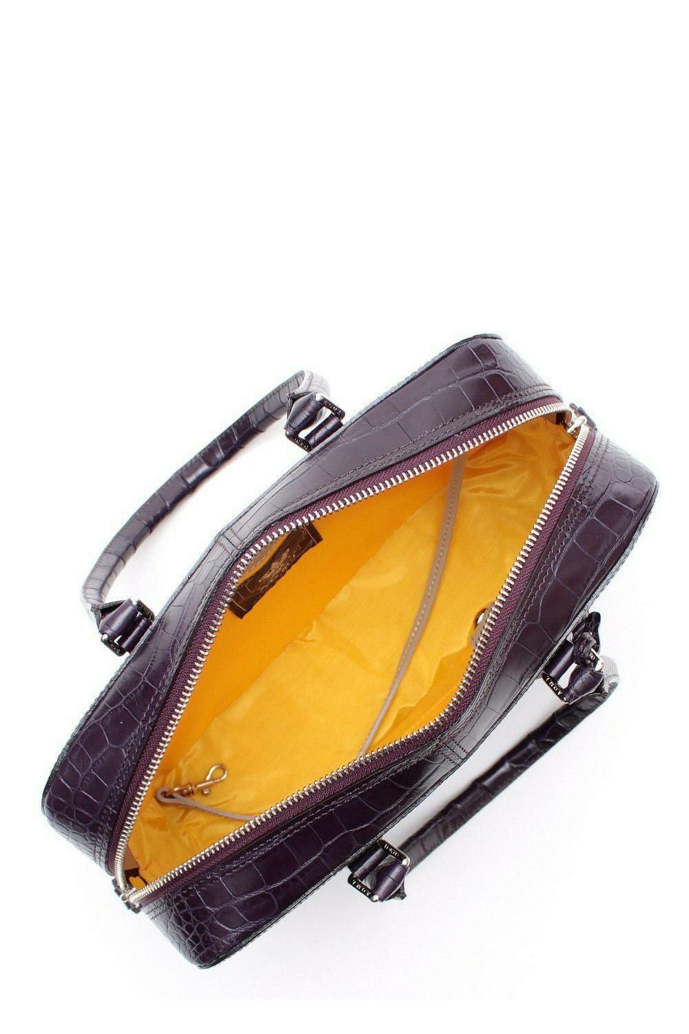 牛革 クロコ型押し 定番 ボストンバッグ 28cm | A.D.M.J.公式