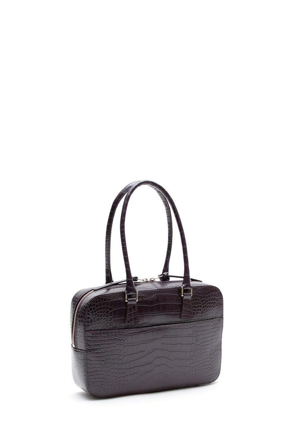 牛革 クロコ型押し 定番 ボストンバッグ 28cm | A.D.M.J.公式