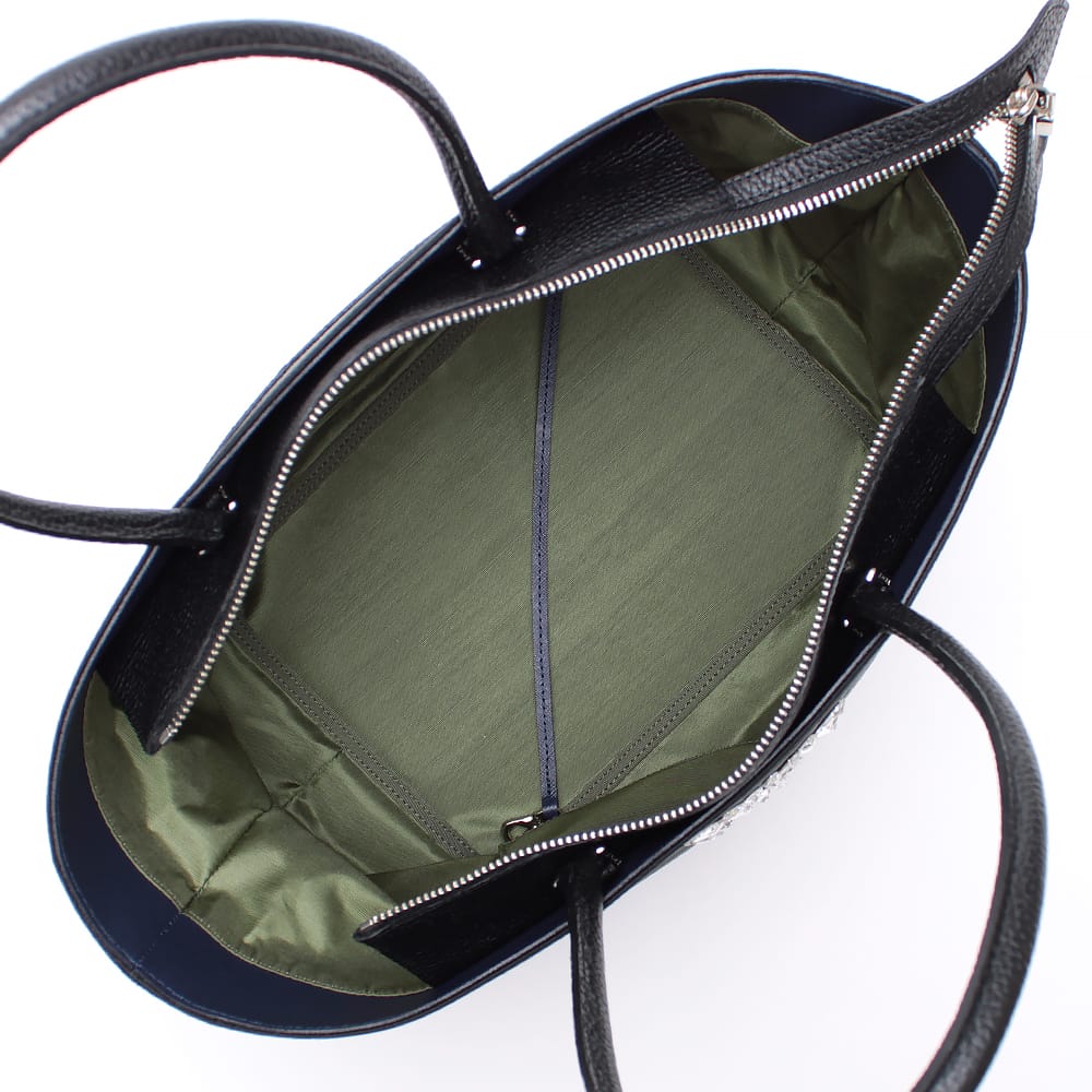 7月中入荷予定】ナイロンリュクス/スワロ付ファスナートート