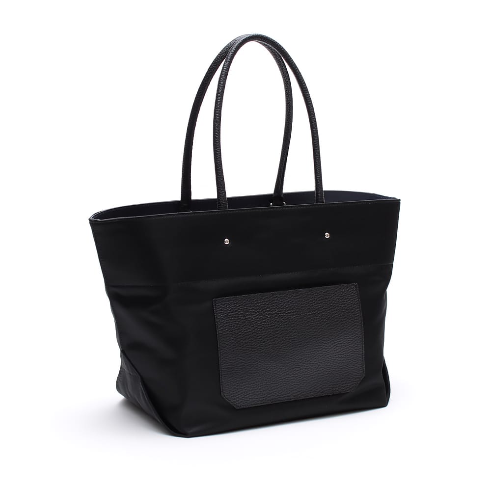7月中入荷予定】ナイロンリュクス/スワロ付ファスナートート