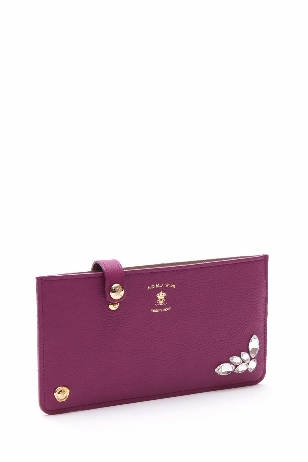ADMJ スワロフスキー 二つ折り財布 ピンク WALLET | A.D.M.J.公式オンラインストア